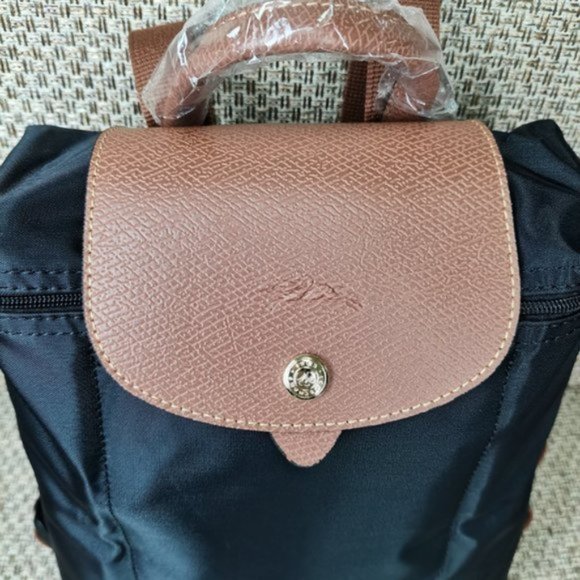 Longchamp Le Pliage Backpack Nylon Black - Picture 2 of 9